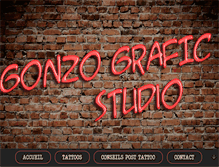 Tablet Screenshot of gonzografic.fr